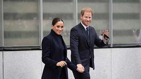 Stolze Besitzer von neuen Unternehmen: Herzogin Meghan und Prinz Harry.