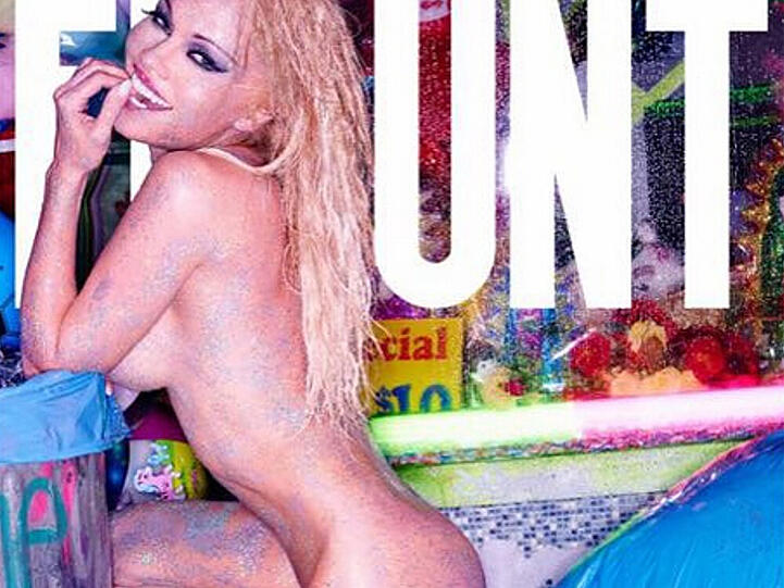 Pamela Anderson auf dem Cover von "Flaunt"