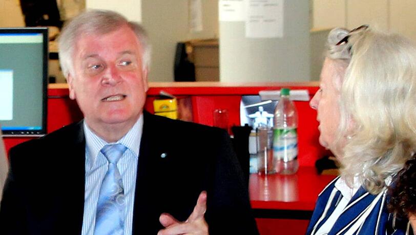 Horst Seehofer bei einem Besuch in der AZ-Redaktion. Horst Seehofer bei einem Besuch in der AZ-Redaktion.