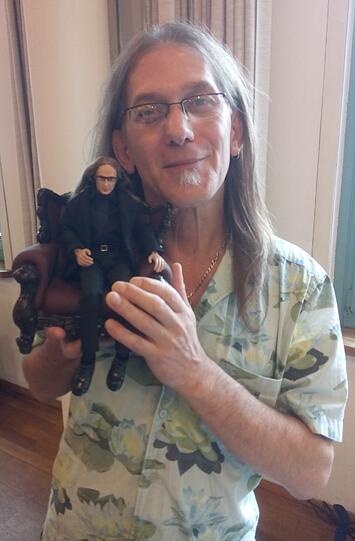 Rudolf und Claudia Geixner drucken Menschen als 3D-Puppen aus - auch mal sich selbst.