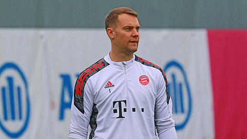 Lief am Montag wieder ein paar Runden auf dem Trainingsplatz: Bayern-Keeper Manuel Neuer. (Archivbild)