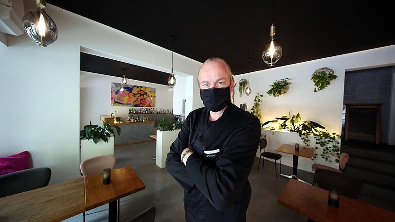 Dirk Gerrard in seinem Lokal Grist and Grain. Erst seit den passablen Einnahmen im Juli hat er wieder mehr Hoffnung.