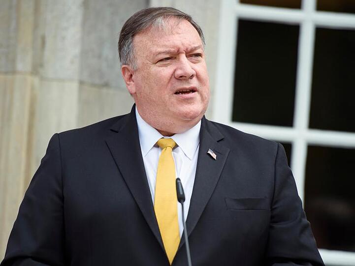 US-Außenminister Mike Pompeo am Freitag nach einem Treffen mit Außenminister Heiko Maas.