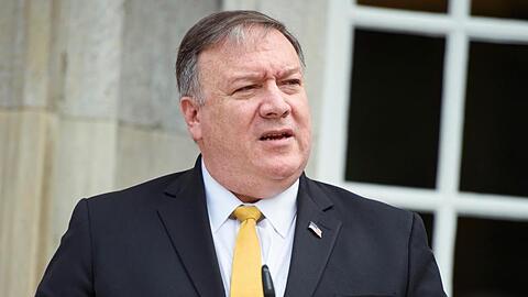 US-Außenminister Mike Pompeo am Freitag nach einem Treffen mit Außenminister Heiko Maas.