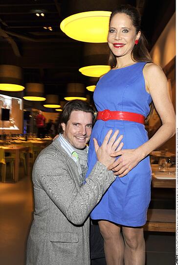 Stars feiern im Restaurant Olympiasee eine kulinarische Party: Mit dabei Doreen Dietel, Wigald Boning, Simone Ballack