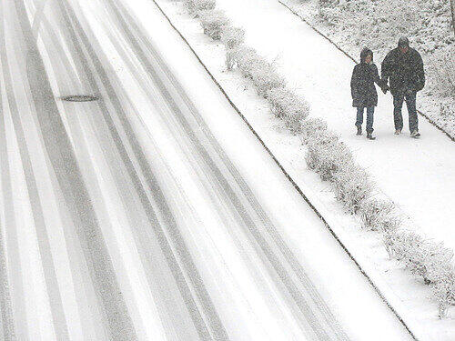 Blitzwinter in NRW: Die Bilder vom Schneechaos