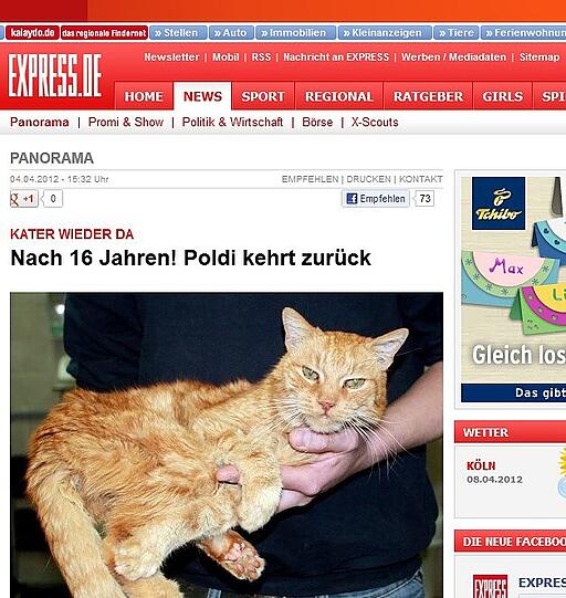 ...der Kölner "Express"...