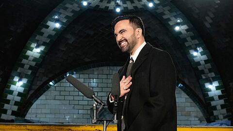 Mamdani nach seiner Vereidigung.