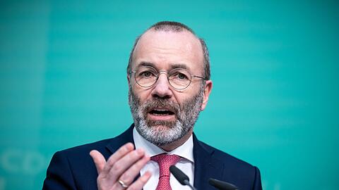 Aus der Sicht von CSU-Vize Manfred Weber sollte man nach der n&auml;chsten Europawahl im Jahr 2029 das Amt der Kommissionspr&auml;sidentin zusammenf&uuml;hren mit dem Ratspr&auml;sidenten. (Archivbild)