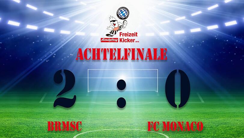 BRMSC zieht mit 2:0 ins Viertelfinale des AZ-Cups ein. BRMSC zieht mit 2:0 ins Viertelfinale des AZ-Cups ein.