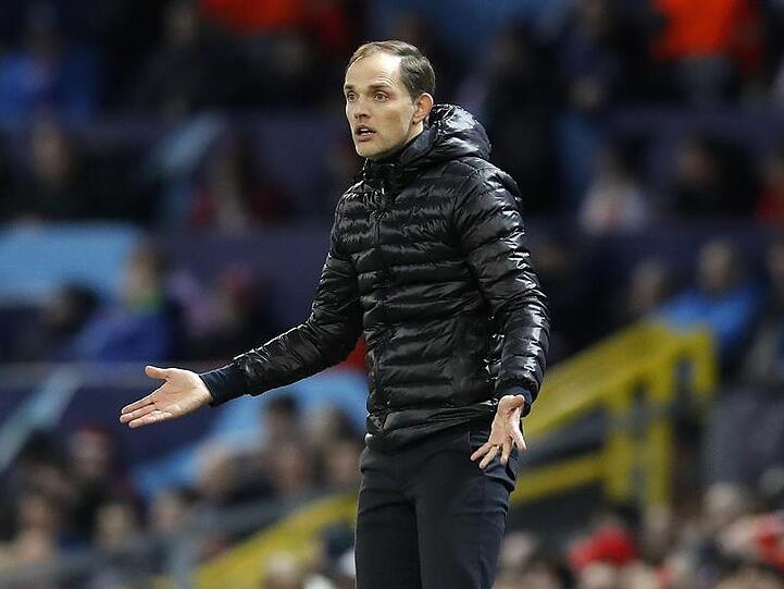 Fragender Blick: PSG-Coach Thomas Tuchel hatte in der ersten Halbzeit Grund zum Grübeln.