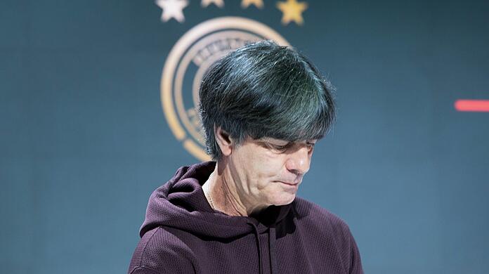 Joachim Löw bei seiner letzten Presskonferenz am Mittwoch.