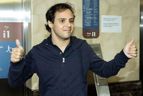 Im Kart gegen Michael Schumacher: Felipe Massa.