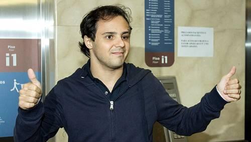 Im Kart gegen Michael Schumacher: Felipe Massa. Im Kart gegen Michael Schumacher: Felipe Massa.