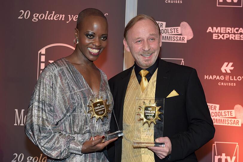 Florence Kasumba und Alexander Held.