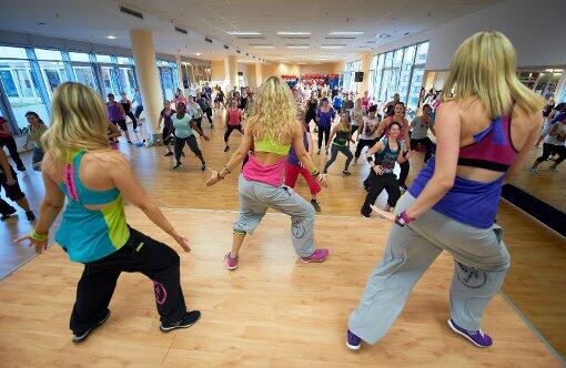 Zumba, der neue Trend beim Tanzen.