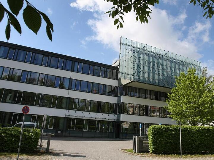 Das Strafjustizzentrum in Augsburg. Foto: Karl-Josef Hildenbrand/dpa