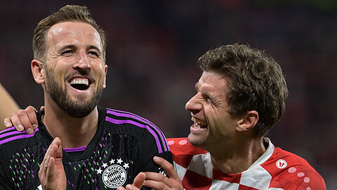 Kommen besonders gut miteinander zurecht: Harry Kane (l.) und Thomas Müller.