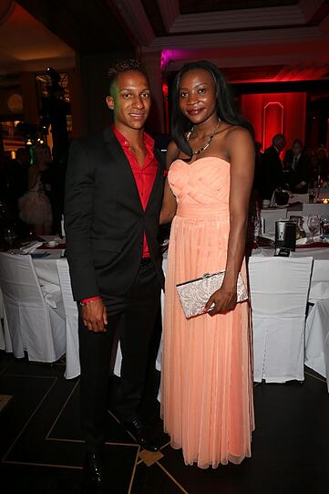 Raphael Holzdeppe und Sosthene Moguenara
