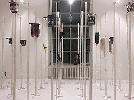 Arbeiten von Absolventen der Kunstakademie.