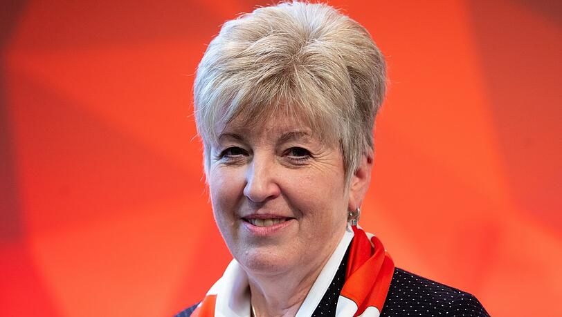 Angelika Schorer auf der Landesversammlung - seit Sonntag ist sie die neue BRK-Präsidentin.