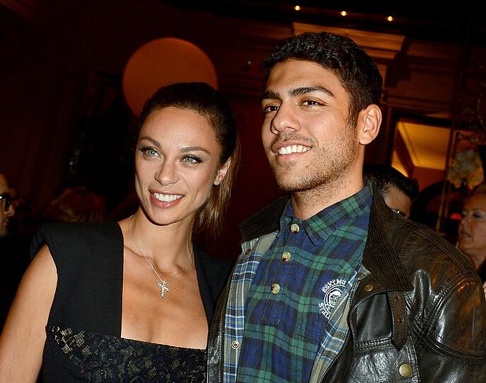Lilly und Noah Becker bei der Ankunft zur Basler-Show im Hotel de Rome.