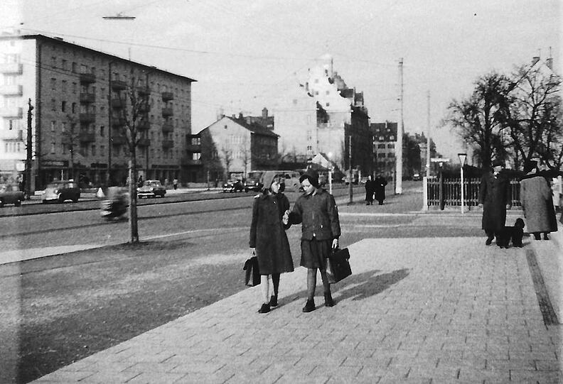 Die Fürstenrieder Straße in den 50ern.