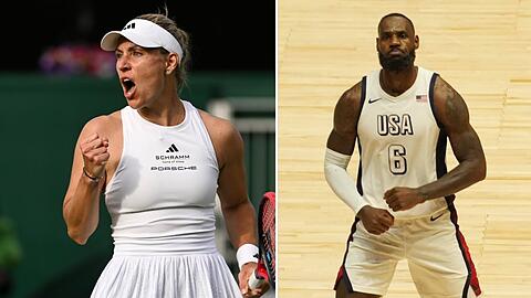 Angelique Kerber und LeBron James sind nur zwei der Sportstars bei den Olympischen Spielen 2024 in Paris.