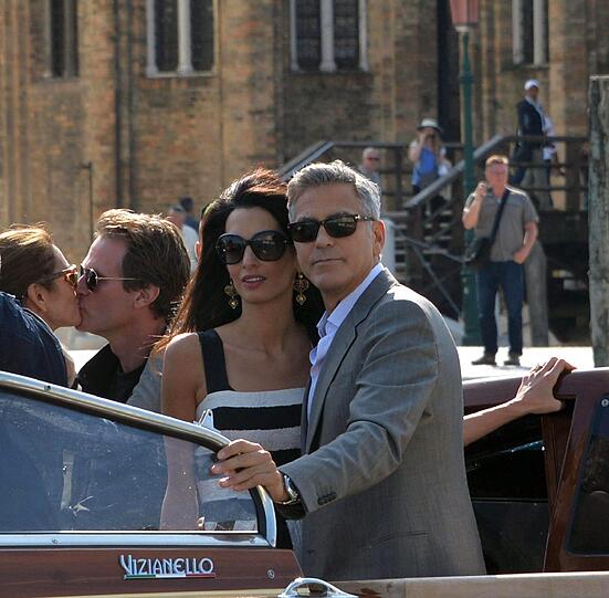 Amal und George Clooney