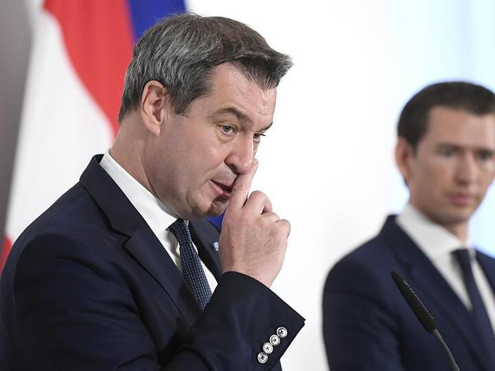 Markus Söder ist bei Österreichs Bundeskanzler Sebastian Kurz zu Besuch. Dort kündigte er auch das Konzept für die Steuersenkungen an.