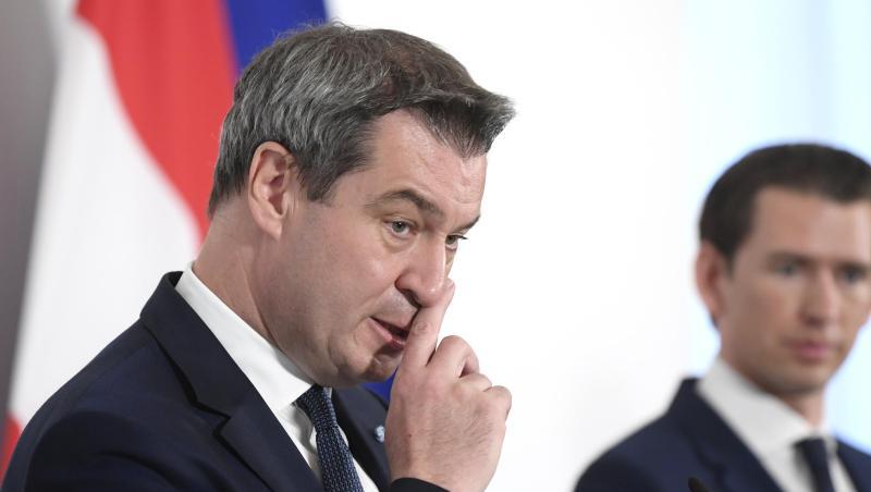 Markus Söder ist bei Österreichs Bundeskanzler Sebastian Kurz zu Besuch. Dort kündigte er auch das Konzept für die Steuersenkungen an. Markus Söder ist bei Österreichs Bundeskanzler Sebastian Kurz zu Besuch. Dort kündigte er auch das Konzept für die Steuersenkungen an.