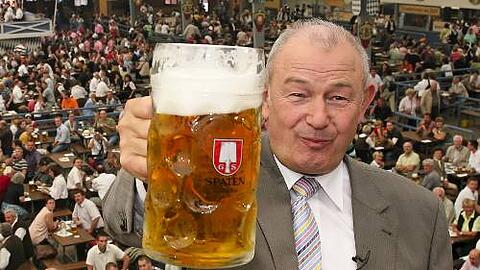 Ein Mann, eine Maß: Günther Beckstein