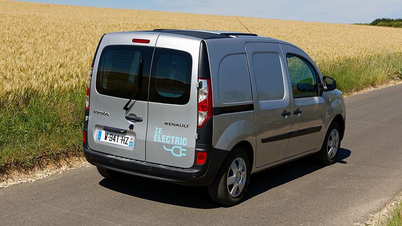 Auch vom vielseitigen Kastenwagen Kangoo bietet Renault eine elektrisch angetriebene Variante an.