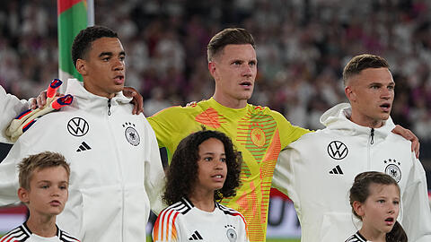 Derzeit zusammen beim DFB-Team: Jamal Musiala und Joshua Kimmich.