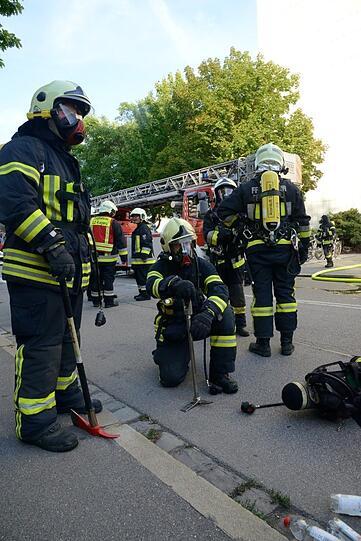 Im siebten Stock brach das Feuer aus.