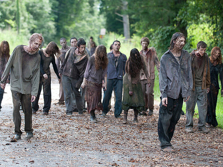 Die Zombies aus "The Walking Dead" essen gerne Schinken