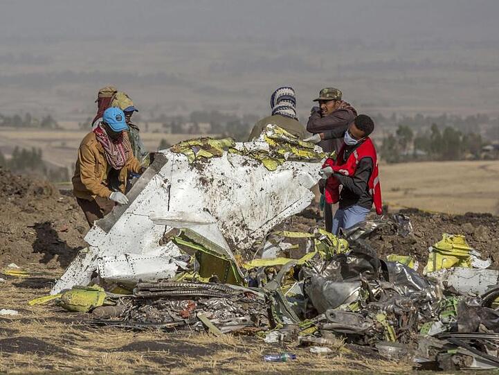 Die Boeing 737 Max der Ethiopian Airlines stürzte südlich von Addis Abeba ab. Dabei wurden 157 Menschen getötet.