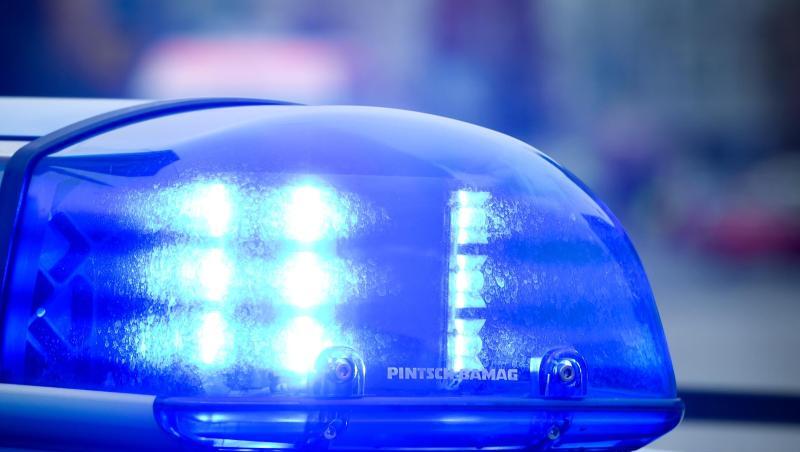 Das Blaulicht an einem Polizeiauto leuchtet. Foto: Patrick Pleul/dpa/Archivbild Das Blaulicht an einem Polizeiauto leuchtet. Foto: Patrick Pleul/dpa/Archivbild