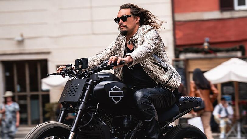 Jason Momoa als Dante in "Fast & Furious 10". Jason Momoa als Dante in "Fast & Furious 10".