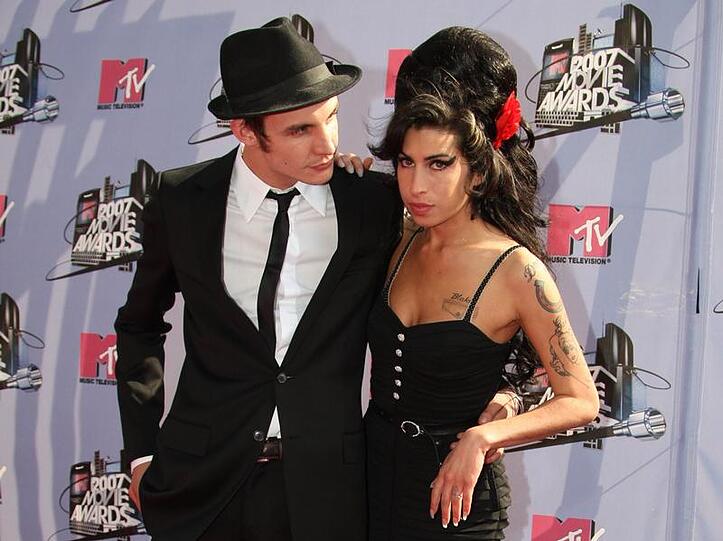 Amy Winehouse mit ihrem Mann Blake Fielder-Civil.