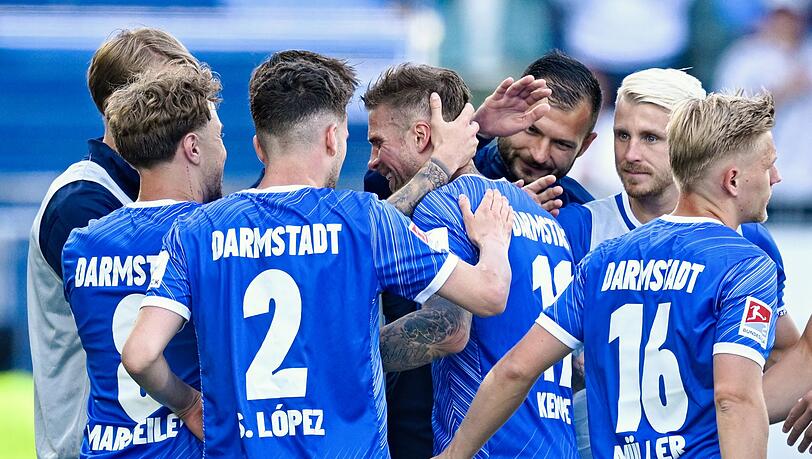 Verabschiedete sich mit einem Sieg von Darmstadt 98: Tobias Kempe.