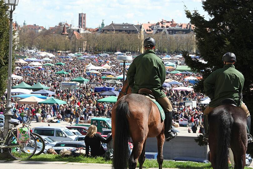Antikes, Nützliches, Ramsch: Beim größten Flohmarkt Münchens kommen Sammler genauso auf ihre Kosten wie Trödel-Laien. Die besten Bilder von der Theresienwiese.