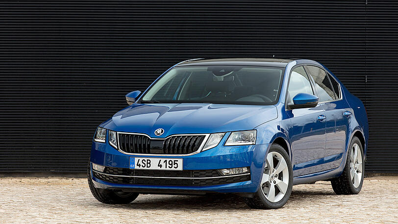Der Skoda Octavia mit einem neuen Vier-Augen-Gesicht.