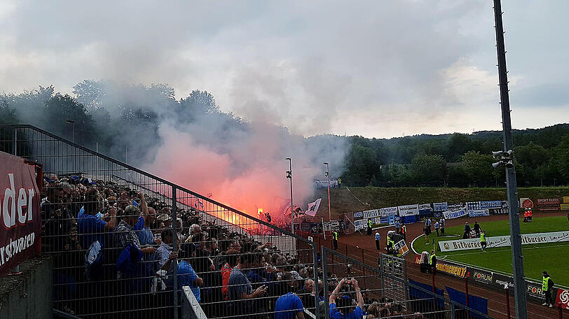 Bitter: Pyro im Block des TSV 1860.