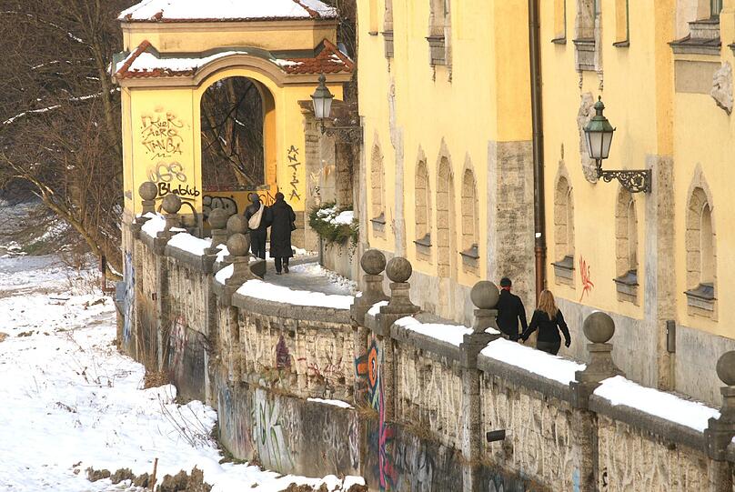 So schön ist die Landeshauptstadt im Winter.