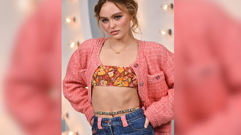 Lily-Rose Depp auf der Paris Fashion Week im Oktober 2020.