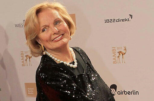 Die Schauspielerin Ruth Maria Kubitschek, hier bei der Verleihung des Bambi 2011