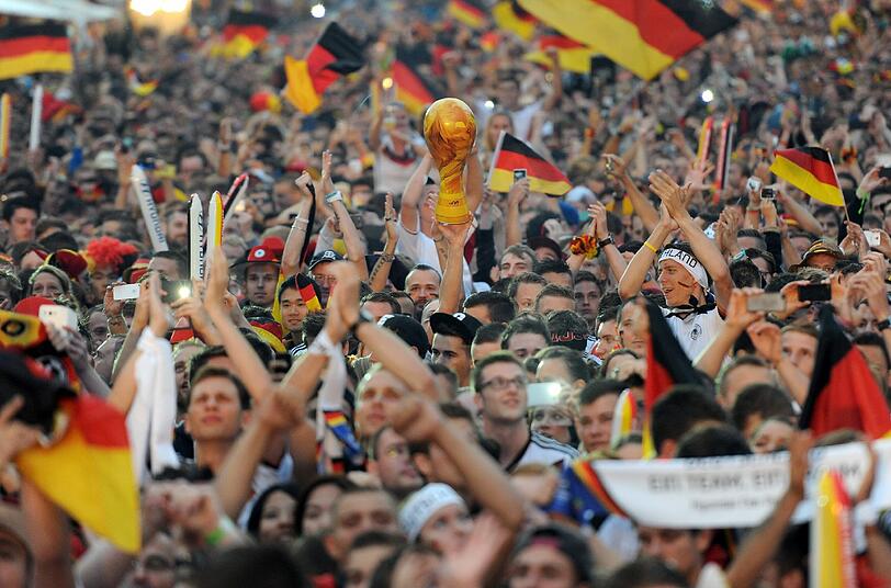Die Bilder vom Public Viewing.