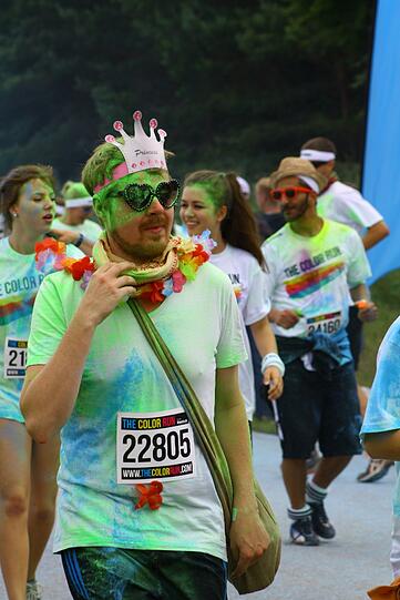 Bunter geht's nicht: Der Color Run in Riem. Die Bilder.