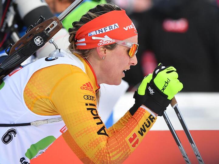 Leistete sich eine Strafrunde: Denise Herrmann.